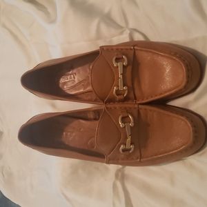 Leather loafers